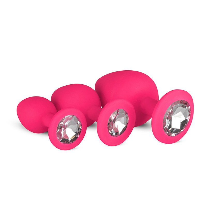 Easytoys Butt Plug With Diamond, 1er Pack1 X 400g Pink