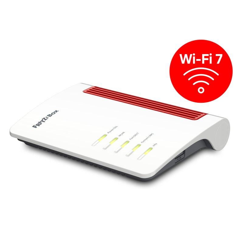 FRITZ!Box 7632 WiFi 7 (WLAN BE) Router, Dualband, max. 3.600 Mbit/s, DSL-Anschluss