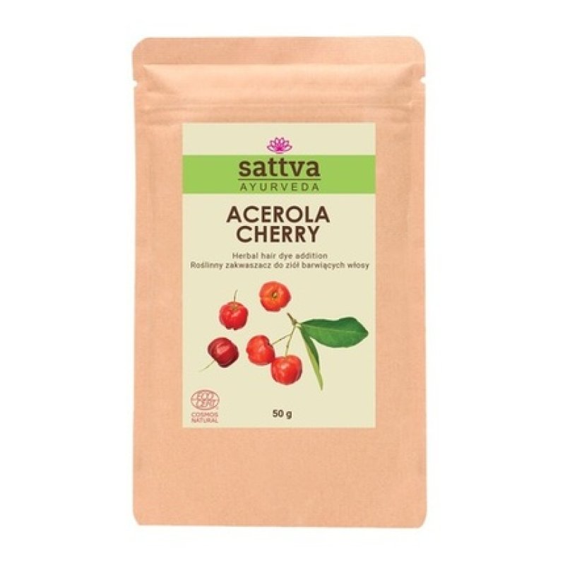 Sattva Acidifier For Henna And Dyeing Herbs Acerola Cherry 50g