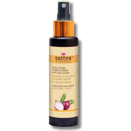 Sattva Hair Tonic with Vegan Keratin - Repair and Volume - Natural Scalp Tonic