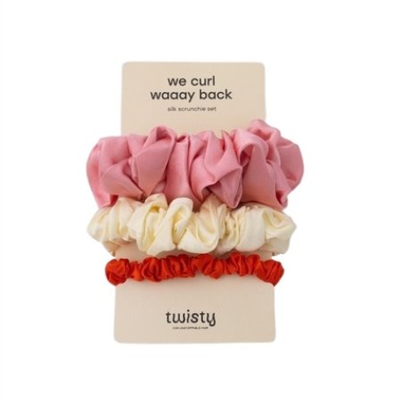 Twistyset We Curl Waaay Back Hair Ties 3 Pieces