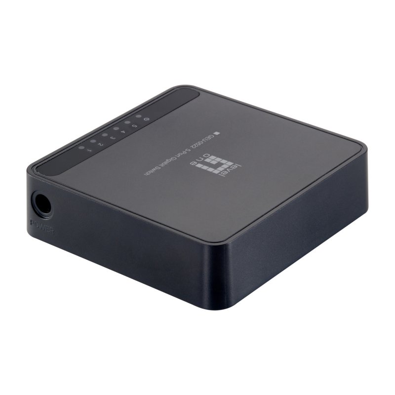 LevelOne GEU-0522 commutateur réseau Gigabit Ethernet (10/100/1000) Noir