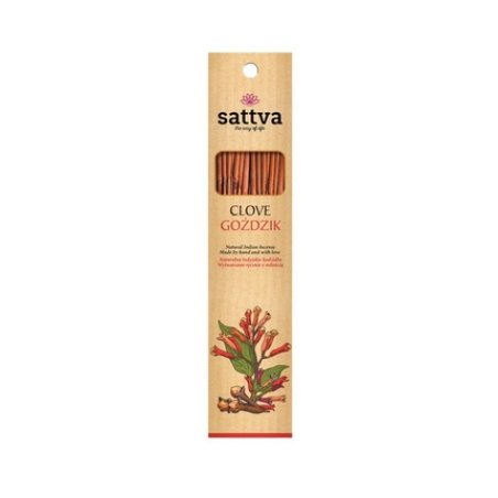 Sattva Natural Indian Incense Clove 15 Pieces