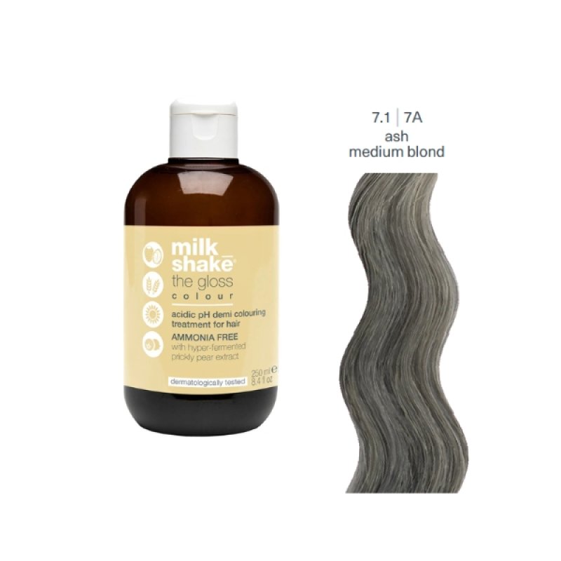 Milk Shake, The Gloss, Demi-Permanent Hair Dye, 7.1 , 60 ml