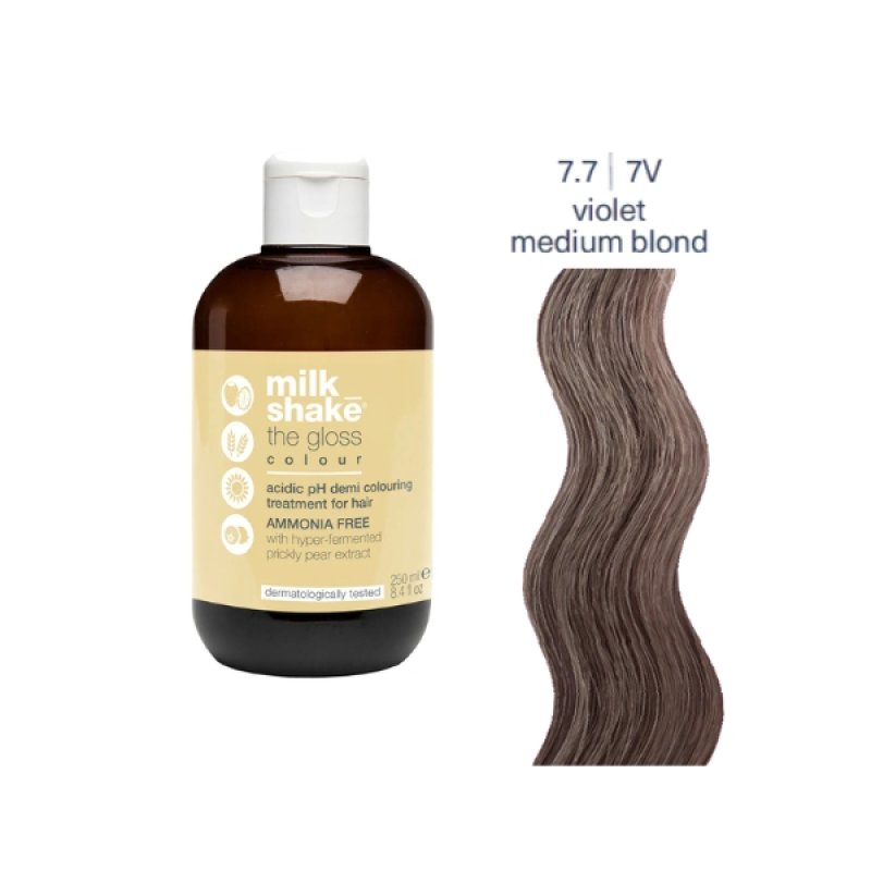 Milk Shake, The Gloss, Demi-Permanent Hair Dye, 7.7 , 60 ml