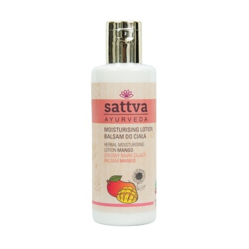 Sattva Herbal Moisturising Lotion Moisturizing Body Balm Mango 210ml