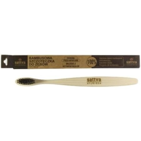 Sattva Ayurveda Bamboo Toothbrush Medium