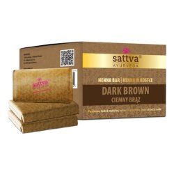 Ayurveda Henna Bar Dark Brown - 3x80g