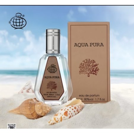 Fragrance World Aqua Pura Eau De Parfum, Unisex, 50 Ml