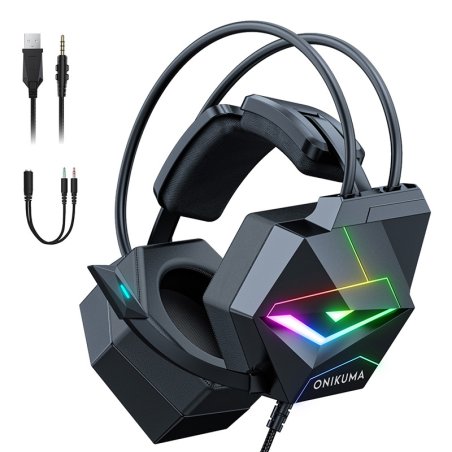 ONIKUMA X20 gaming headphones (black)