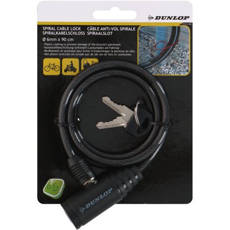 ANTIVOL VELO 90CM ASS4 DUNLOP