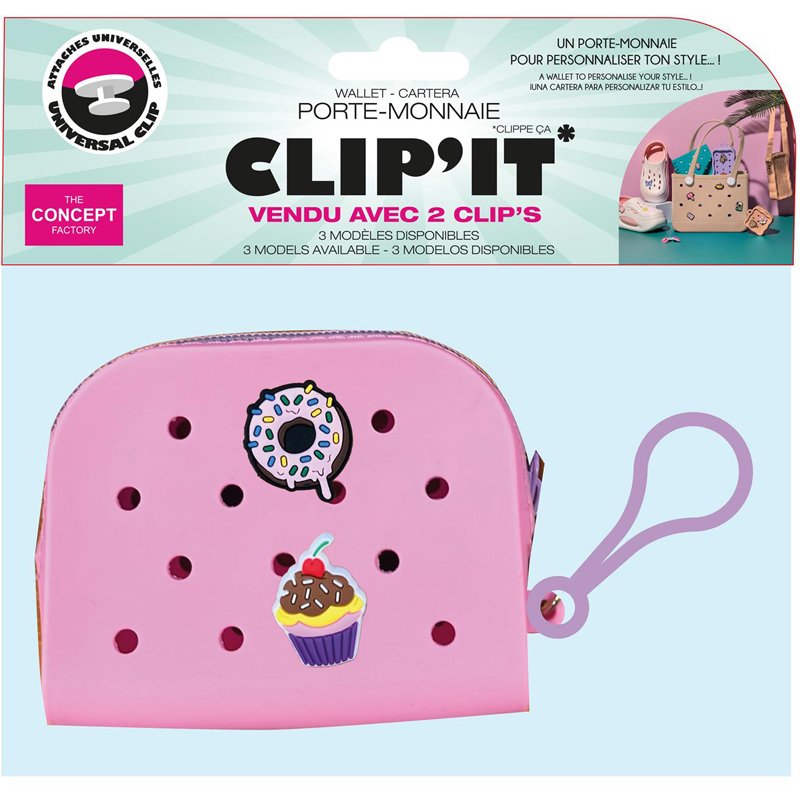 PORTE MONNAIE SILICONE CLIP