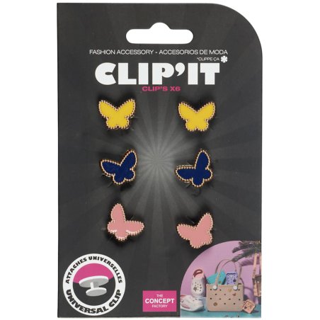 6 CHARMS CLIP BIJOUX