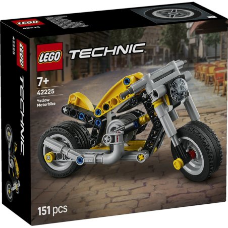 c Technic Gelbes Motorrad