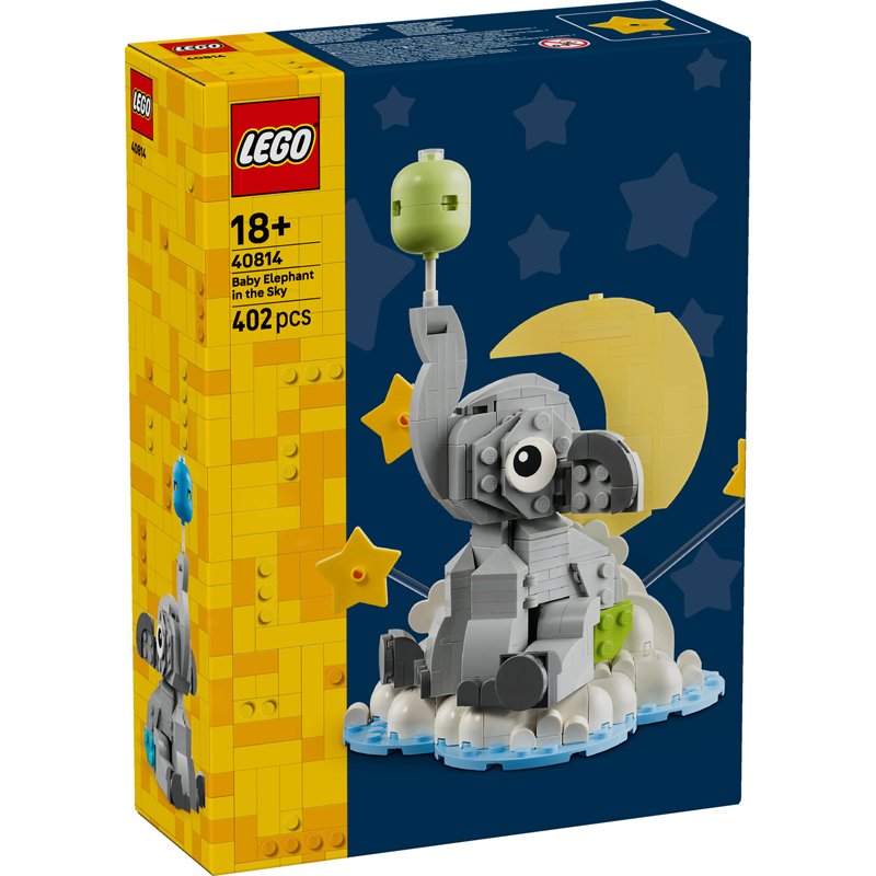 LEGO 40814 - Bébé Éléphant Dans Ciel Iconic