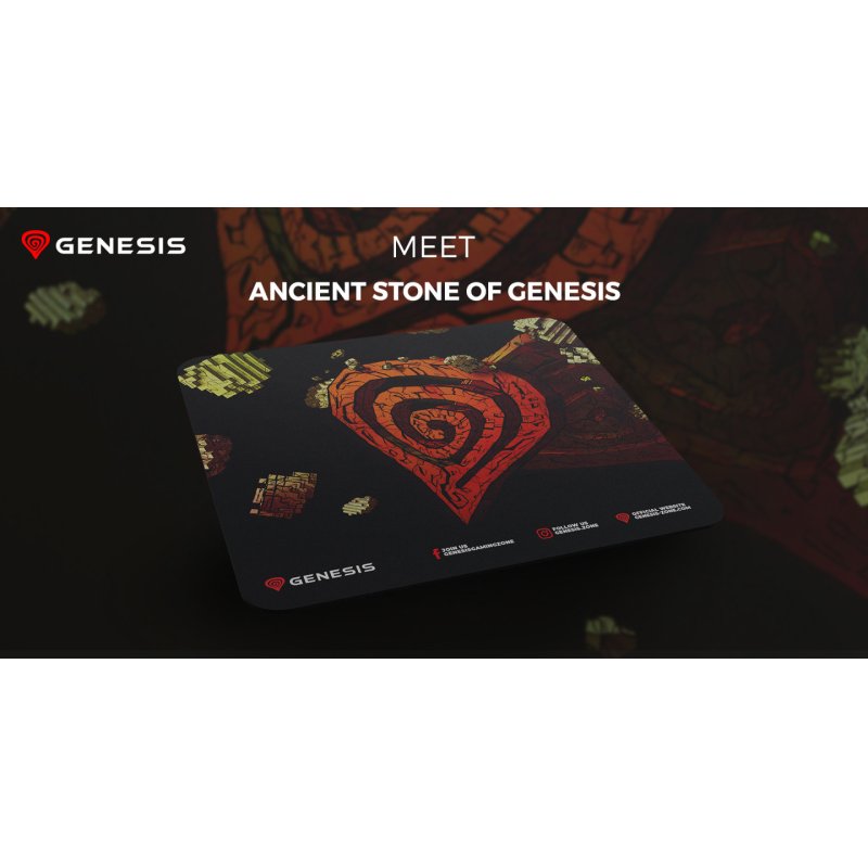 GENESIS Ancient Stone of Tapis de souris de jeu Multicolore