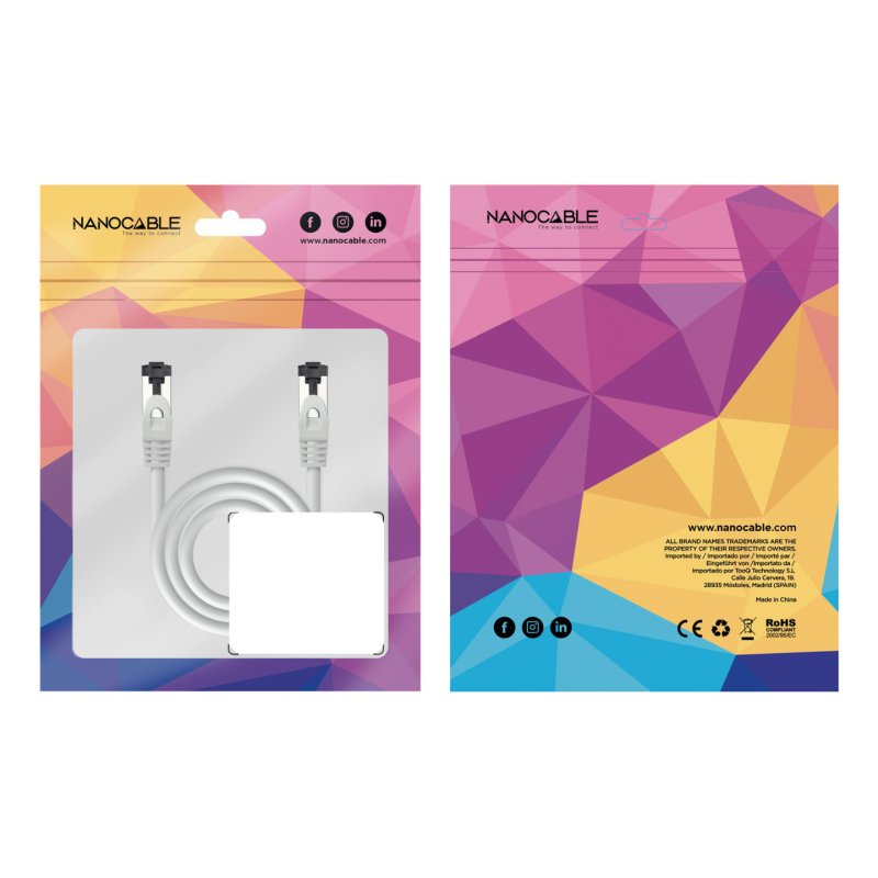 Nanocable 10.20.2015 câble de réseau Gris 15 m Cat8.1 S/FTP (S-STP)