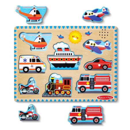 Melissa & Doug - Sound Puzzle Vehicles (806134)