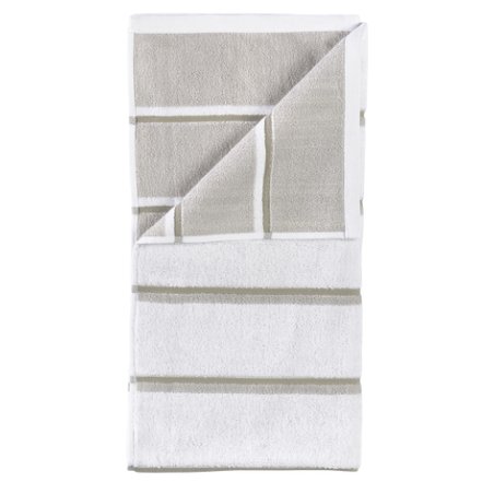 Zone Denmark - Sauna Towel 100x50 cm - White, Soft Grey, Eucalyptus