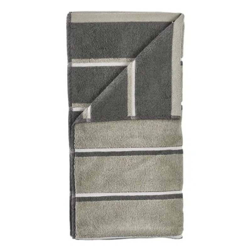 Zone Denmark 37611 bath towel 50 x 100 cm Cotton Olive, Green, Grey 1 pc(s)