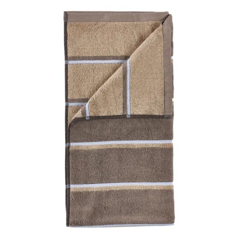 Zone Denmark - Sauna Towel 100x50 cm - Taupe, Camel, Sky Blue