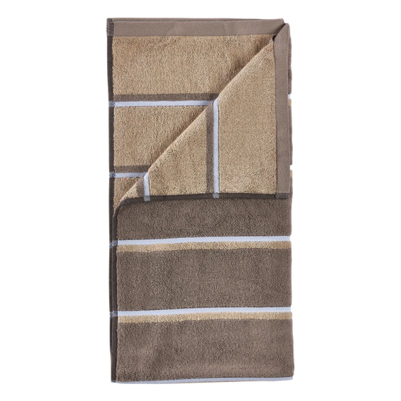 Zone Denmark - Sauna Bath Towel 140x70 cm - Taupe, Camel, Sky Blue