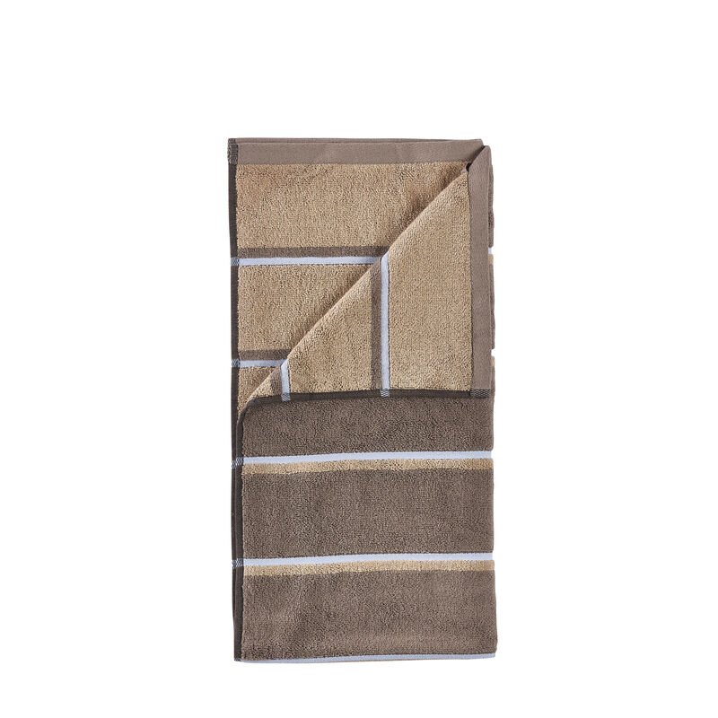 Zone Denmark - Sauna Bath Towel 140x70 cm - Taupe, Camel, Sky Blue