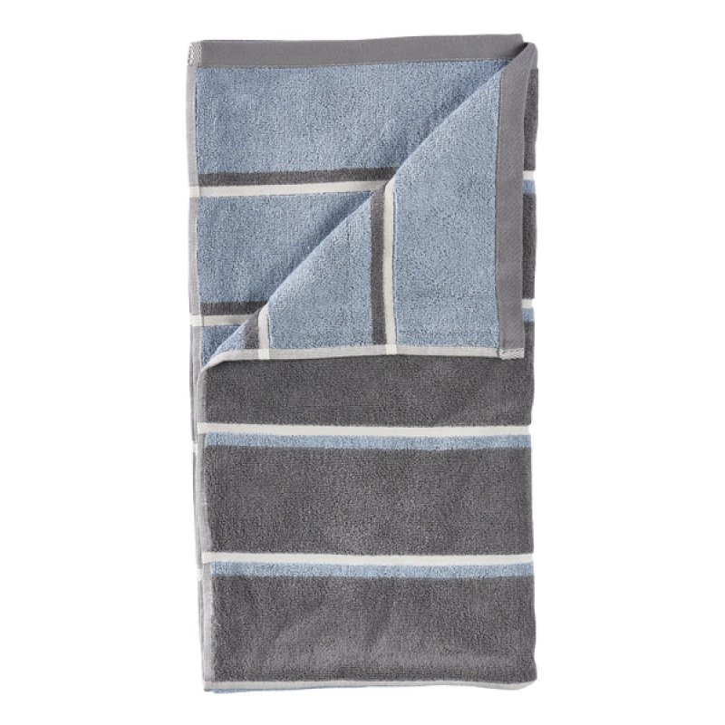 Zone Denmark Sauna 70 x 140 cm Cotton Blue, Grey 1 pc(s)