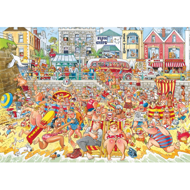 Wasgij Retro Original 8 - High Tide! (1000 pieces)
