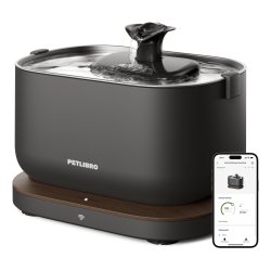 Petlibro Dockstream Smart dog/cat feeder/waterer Acrylonitrile butadiene styrene (ABS), Stainless steel Black Automatic