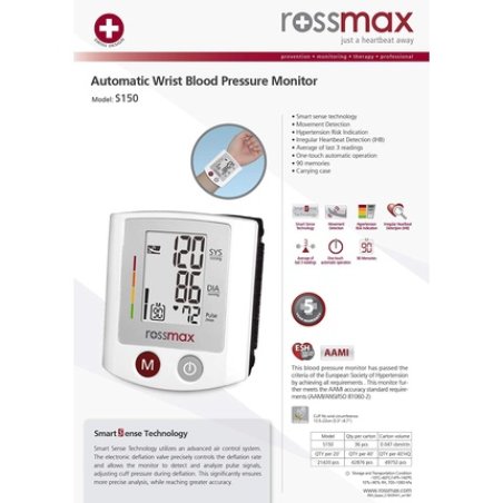 Rossmax Wrist Blood Pressure Monitor