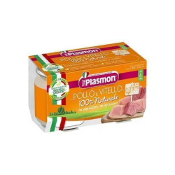 Plasmon Chicken And Veal Puree 2x80g