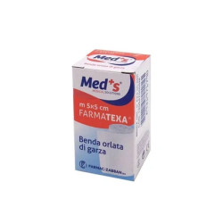 Farmaczabban Spa Meds Farmatexa Bandage Roll Of Gauze 5m X 5cm