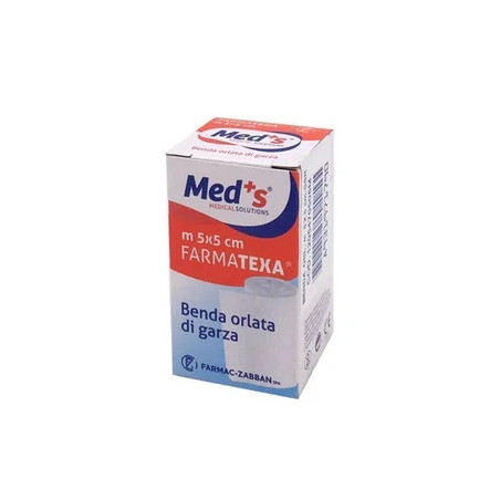 Farmaczabban Spa Meds Farmatexa Bandage Roll Of Gauze 5m X 5cm