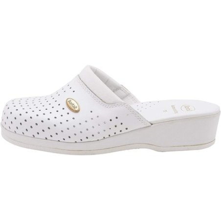 Scholl Clog Backguard - unisex white clogs size 38