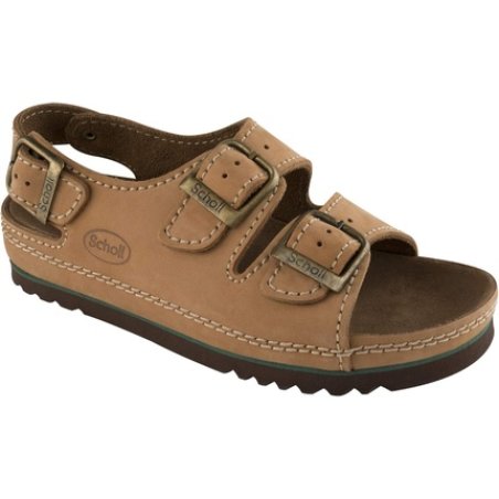 Wygodne sandały Scholl AIR BAG BACK STRAP BRĄZ 40