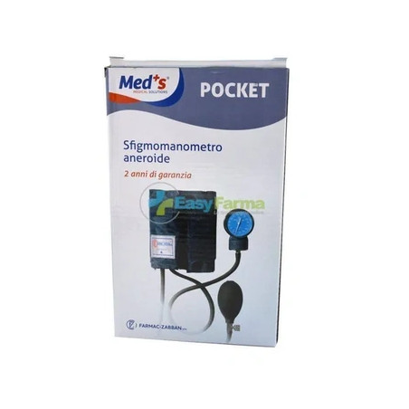 Farmaczabban Spa Med's Pocket Aneroid Sphygmomanometer Manual Arm Blood Pressure Monitor