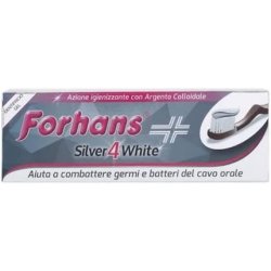 Forhans Silver4White Dentifricio Gel Con Argento Colloidale 75ml