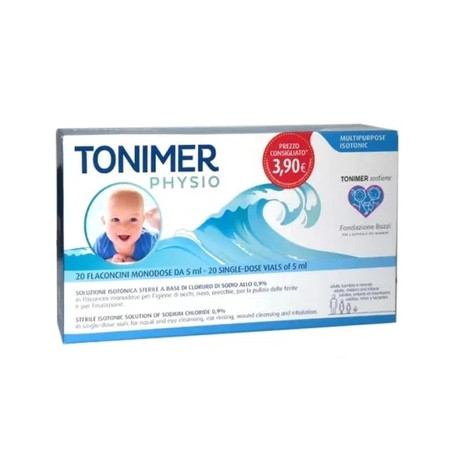Istituto Ganassini Tonimer Pysio Monodose Isotonic Multifunction Solution 20 Vials Of 5 Milliliters