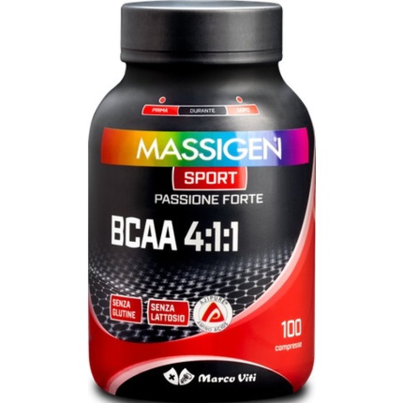 Bcaa 4:1:1 Massigen Sport 100 Tablets