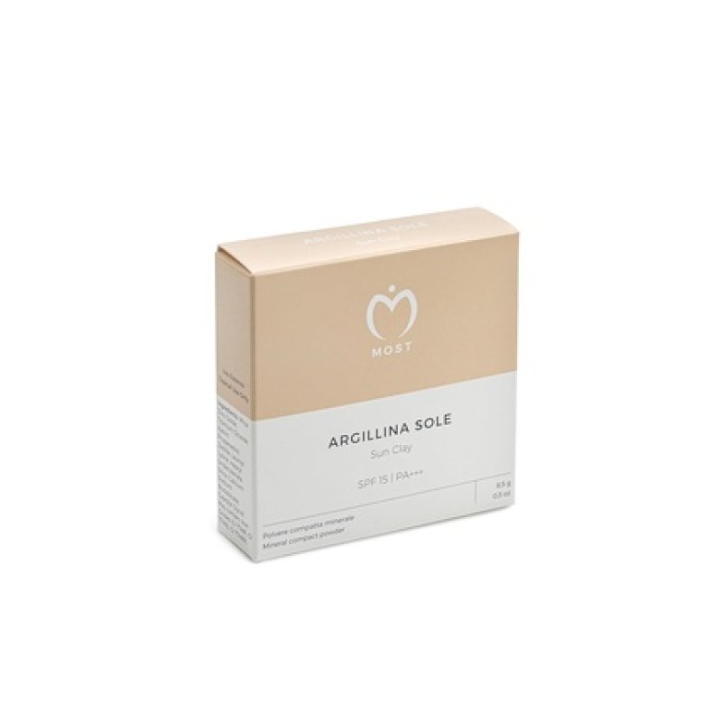 Most Argillin Sun Natural Mineral Powder Sunbright Golden
