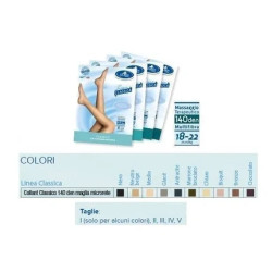 Desa Pharma Sauber Collant 140 Denari Micromesh Black 5 Classic Line