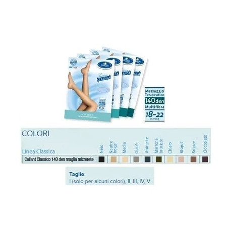 Desa Pharma Sauber Collant 140 Denari Micromesh Black 5 Classic Line