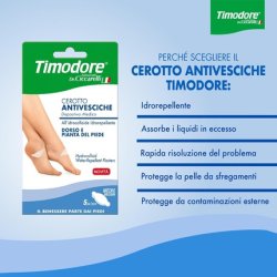 Timodore Anti-Blister Plasters for Back and Foot Sole - Pack of 5