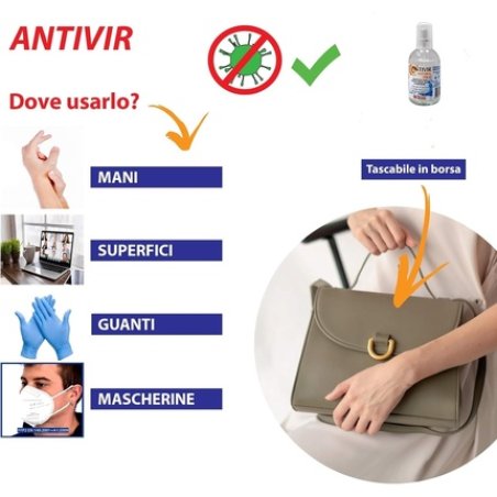 POLARIS FARMACEUTICI Anti-Vir Natural Hygiene Spray 100ml