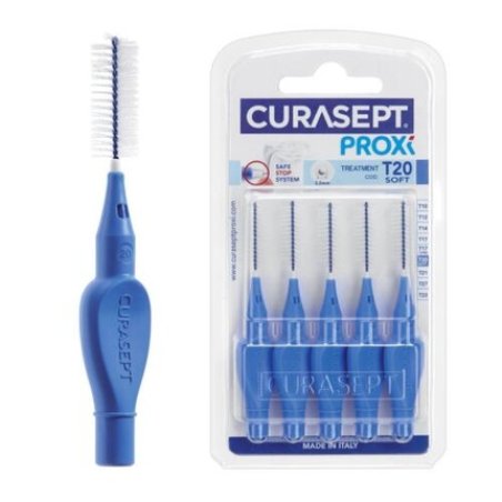 Curasept Proxi Interdental Brushes T20 - Pack of 6 Blue 2.0mm Interdental Brushes