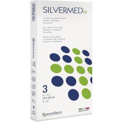 Silvermed SB CM 10x20 Sterile Dressings with Micronized Silver