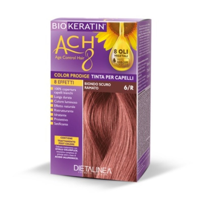 Biokeratin Ach8 Color Prodige Dietalinea 6/R Dark Copper Blonde