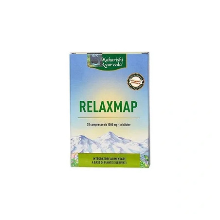 Map Italia Relaxmap Dietary Supplement For Calm And Relaxation 20 Tablets