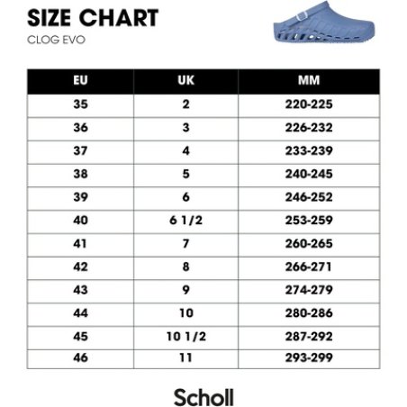 Scholl Unisex Clog Evohealth Care Professional Shoe 125 UK White